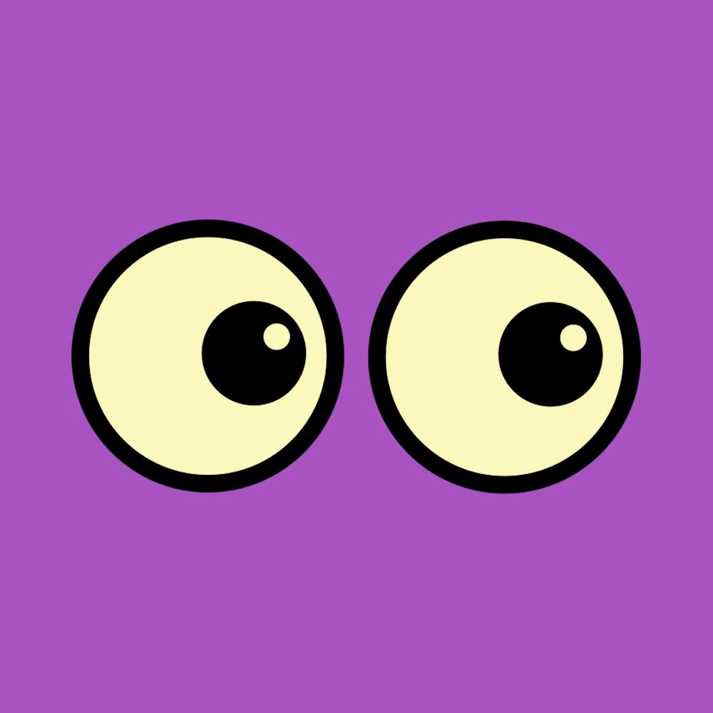 I See You Eyes Dark Purple