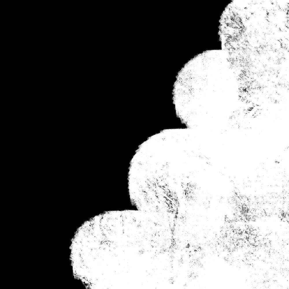 Abstraktes Schwarz-Weiß-Grunge-Gemälde Vol. 4