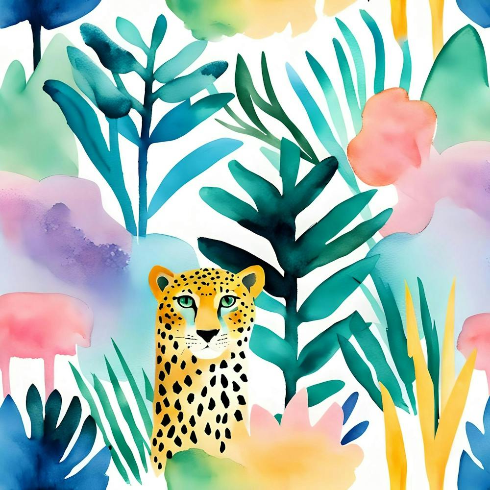 Leopards In The Jungle 08