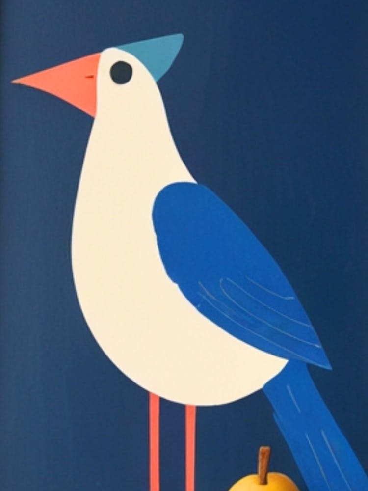 Bird With Apple