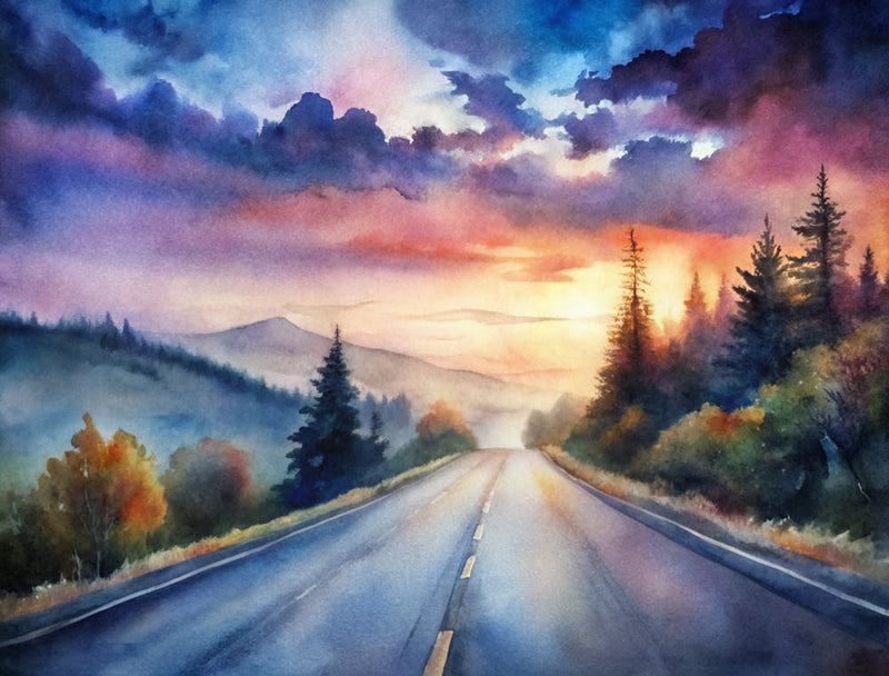 A Mesmerizing Road Shot Capturing The Essence Of (1)
