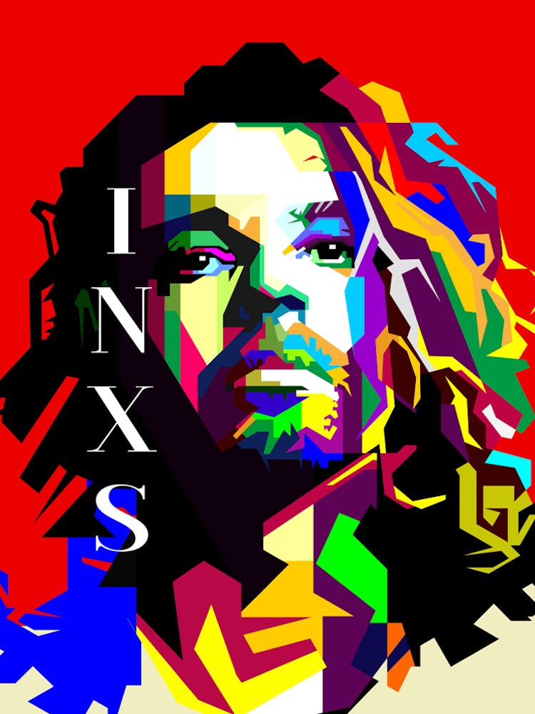 Michel Hutchence Inxs Pop Art Wpap