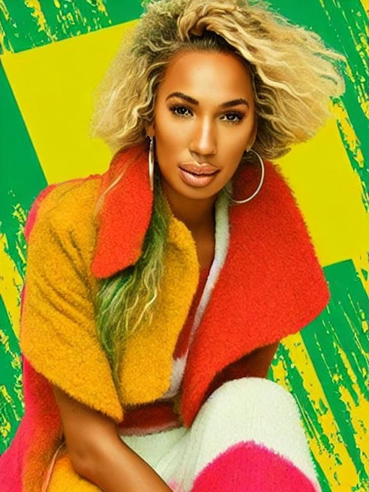 Leona Lewis Colourful Pop Art