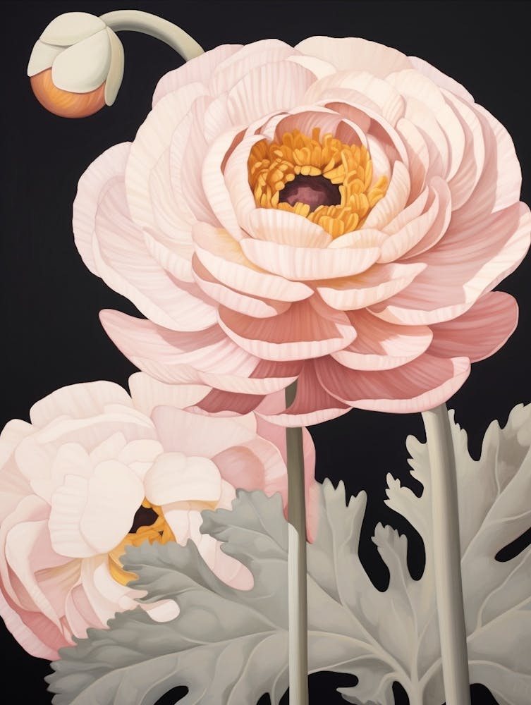 Flower Illustration Ranunculus 2