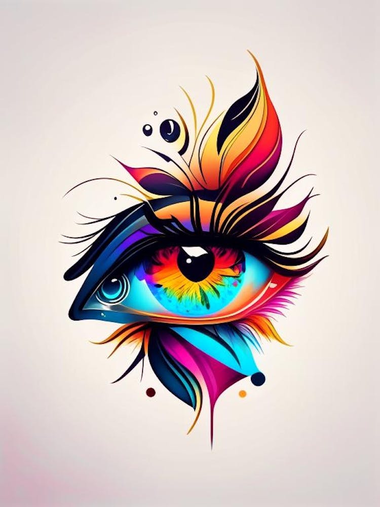 Abstract Expression, Symbol, Third Eye Tattoo 2