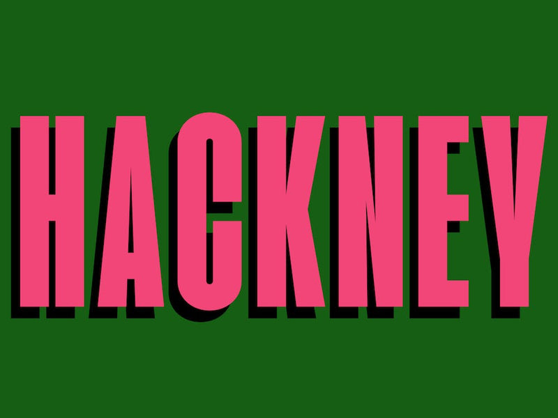 Hackney Typography Sign