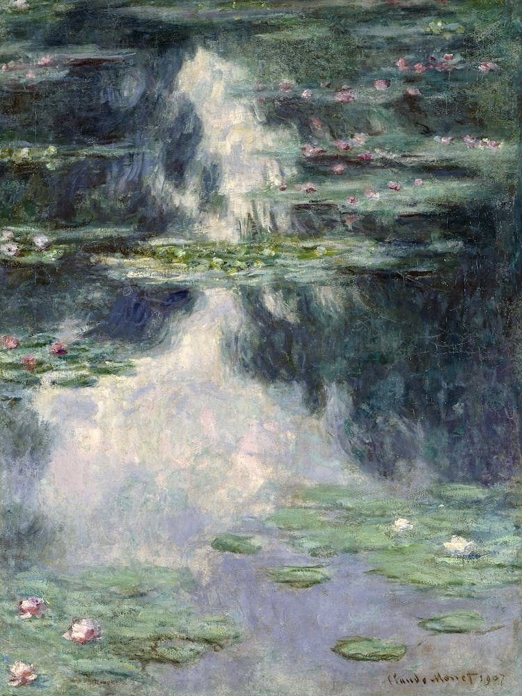 Teich mit Seerosen, Claude Monet