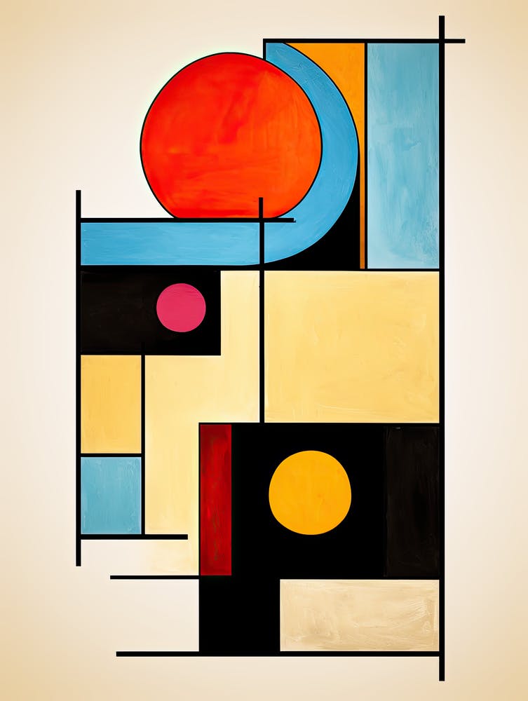 Astral Abstraction: Mid Century Circles Alchemy