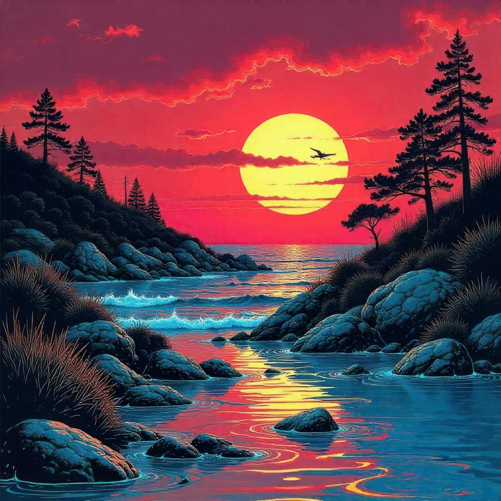 Sunset At The Beach 36