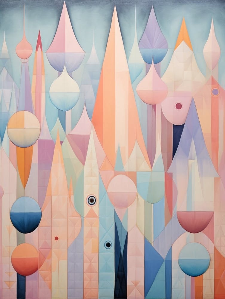 Whimsical Abstract Geometric Shapes 9