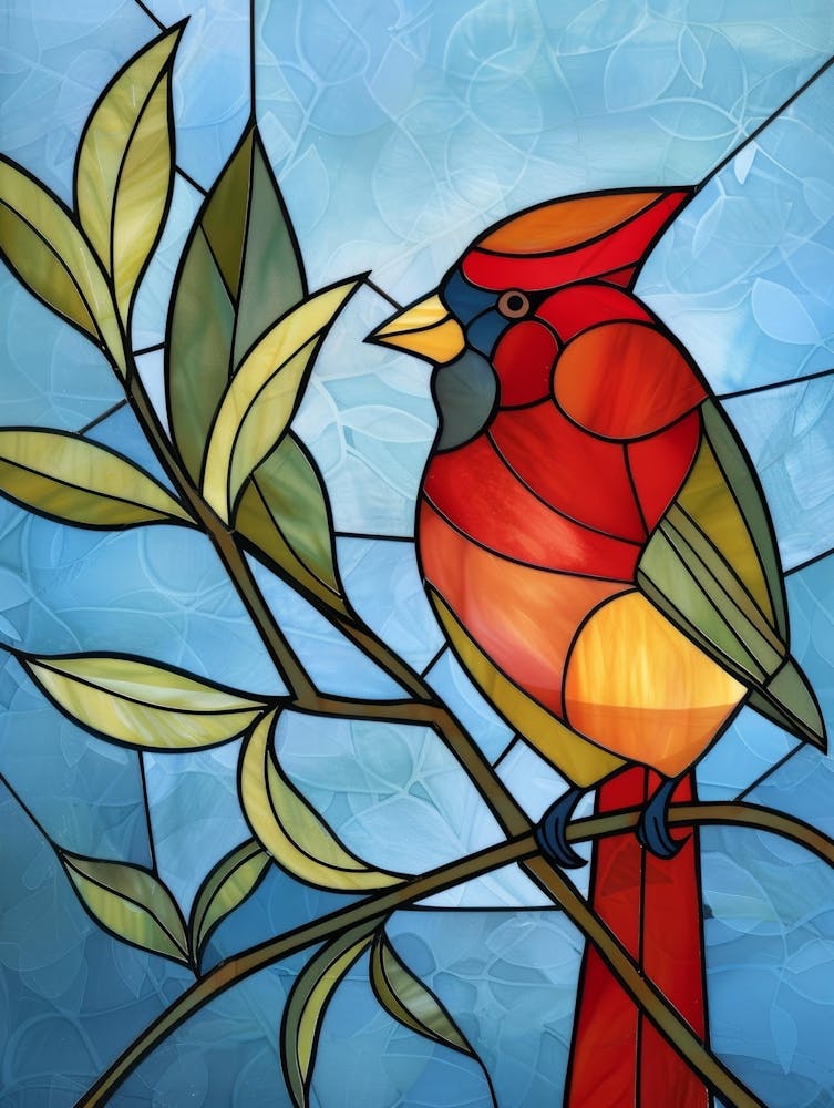 Cardinal Stained Glass