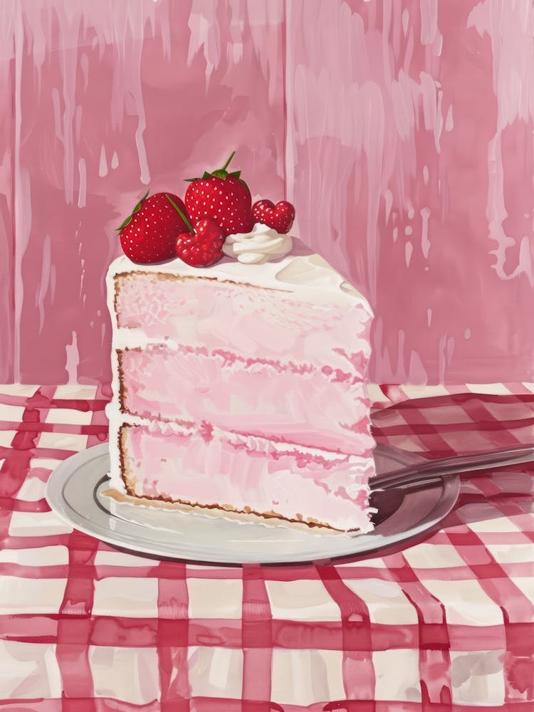Pink Breakfast Food Cake 2