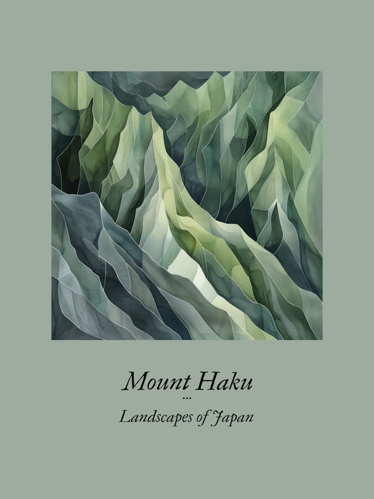 Landscapes Of Japan Mount Haku 5
