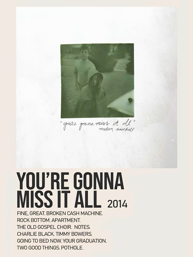 You'Re Gonna Miss It All