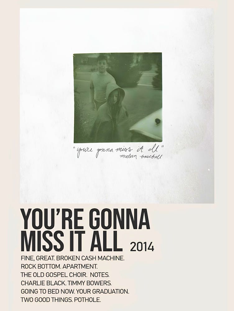 You'Re Gonna Miss It All