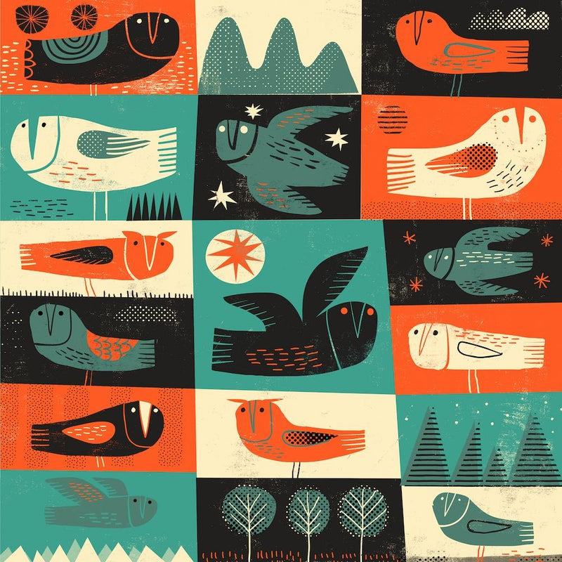 Owls 1 Square