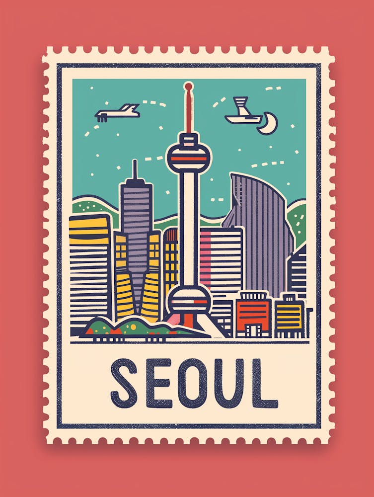 Seoul City Skyline