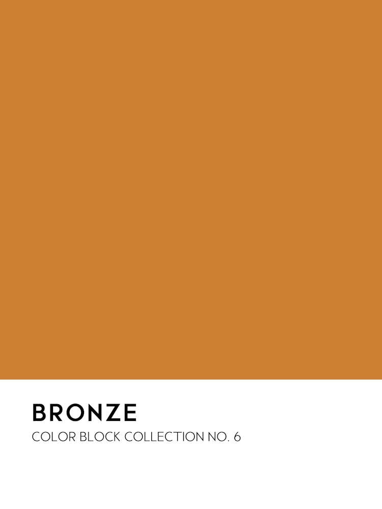 Bronze Color Block Collection Wall