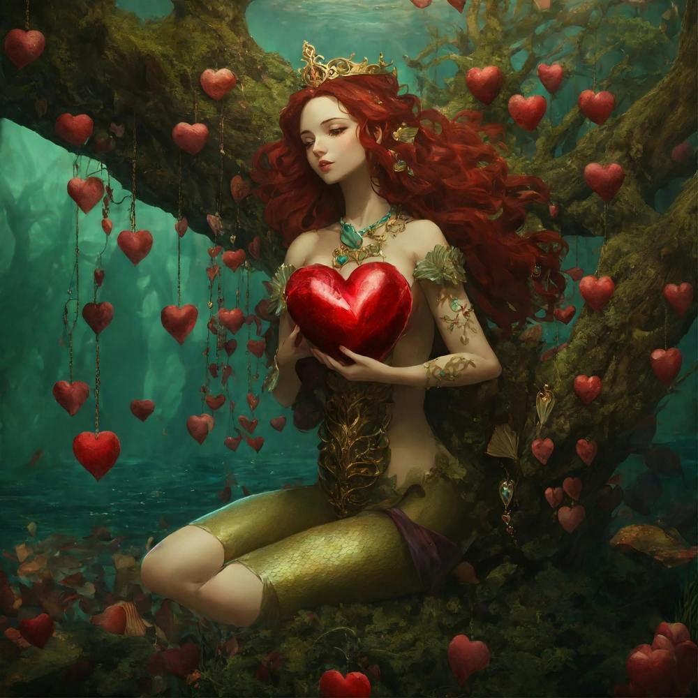 Mermaid With Heart