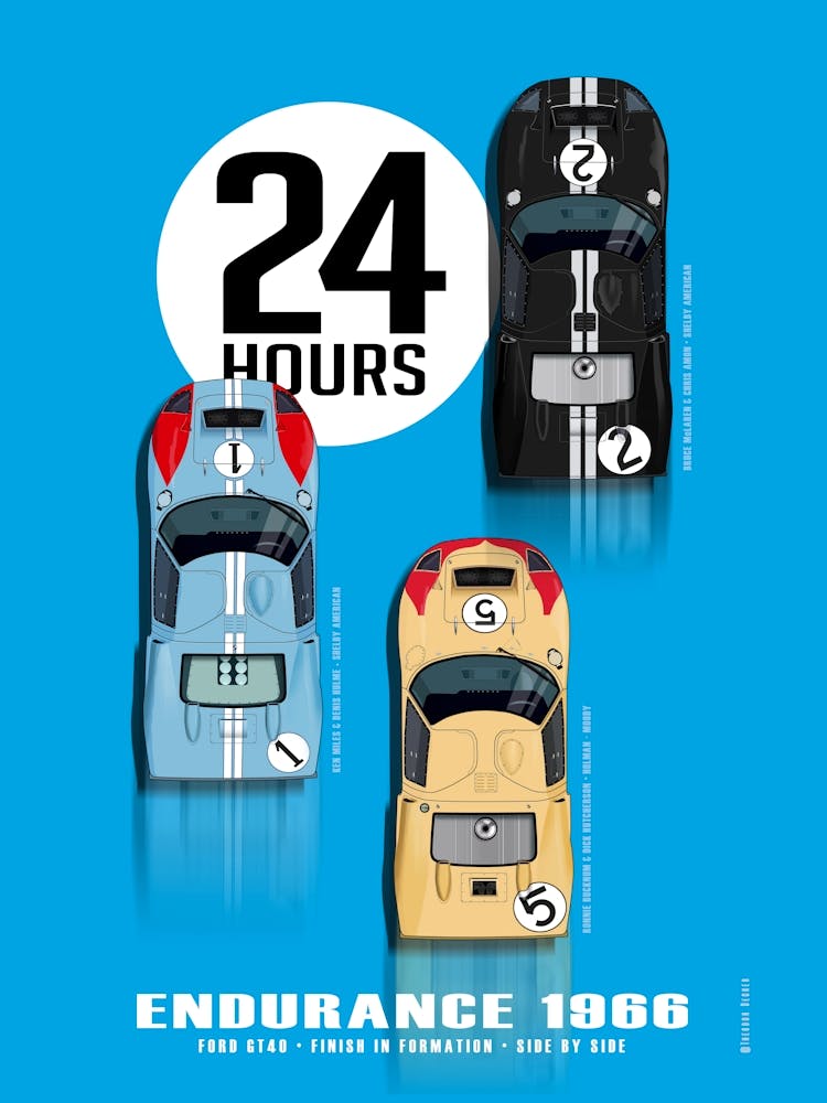 Die 24 Stunden von Ford Gt40 1966
