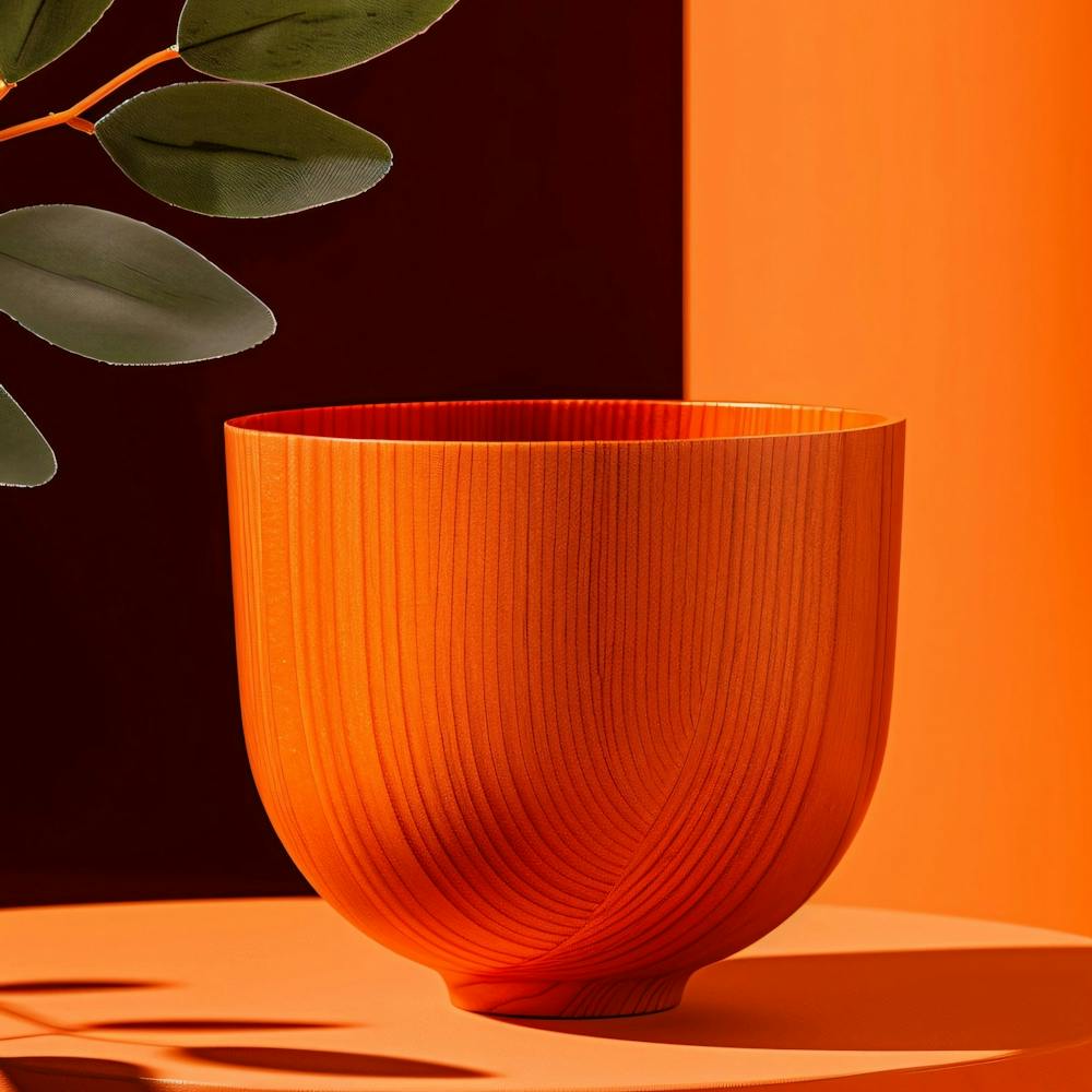 Orange Vase