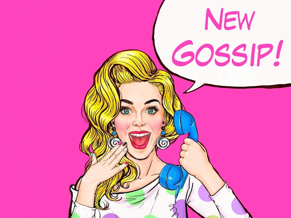 Pop Art Girl With A New Gossip