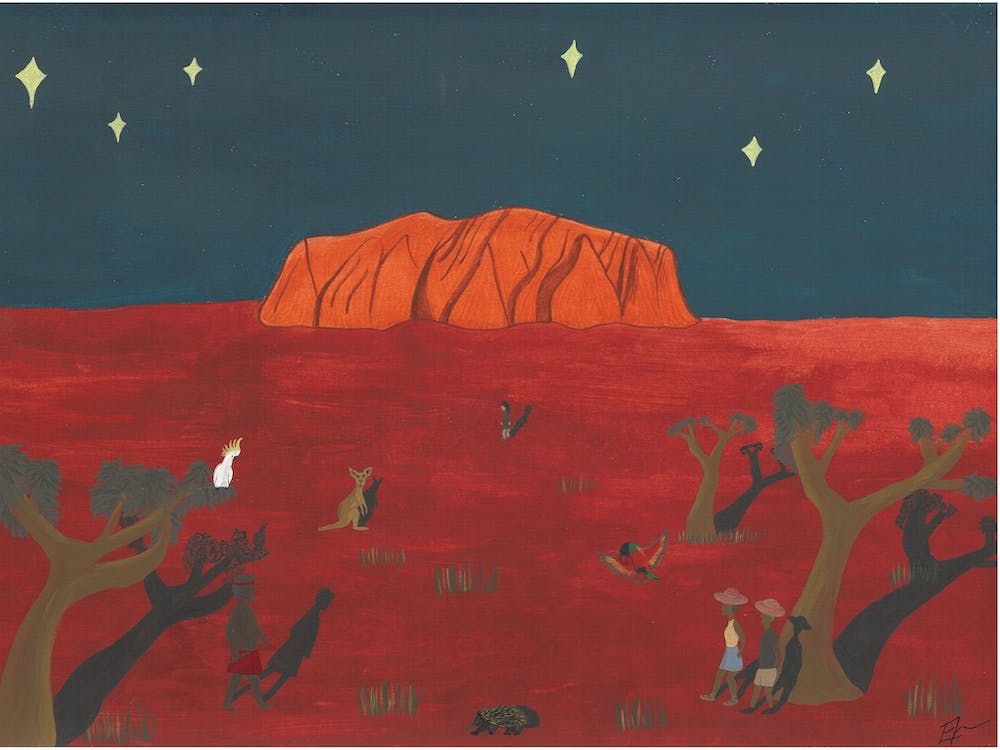 Evening At Uluru