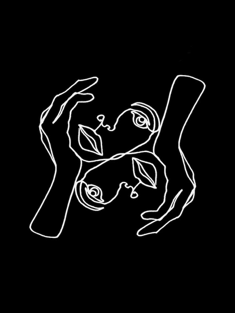 Julie Black and White