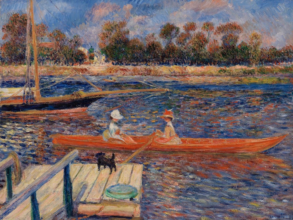 The Seine At Argenteuil, Pierre Auguste Renoir