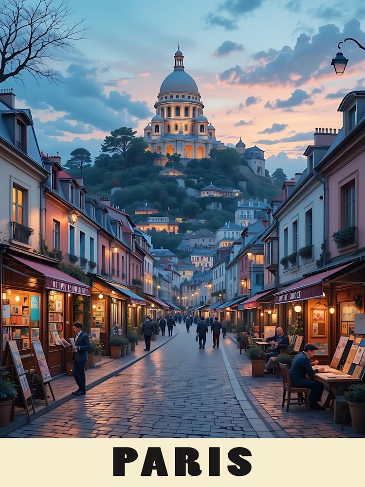 Paris Vintage Travel Poster 19