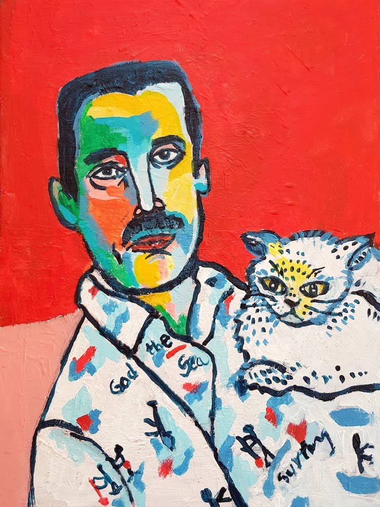 Freddie And Cat