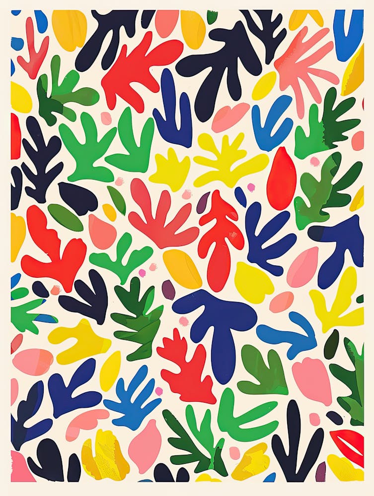 Exuberant Bloom Matisse Style