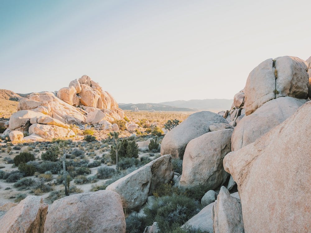 Desert Boulder Scenery