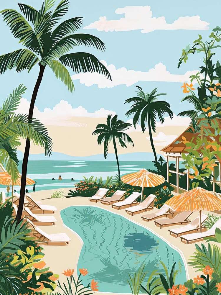Radisson Beach, Bali, Indonesia, Matisse And Rousseau Style 3