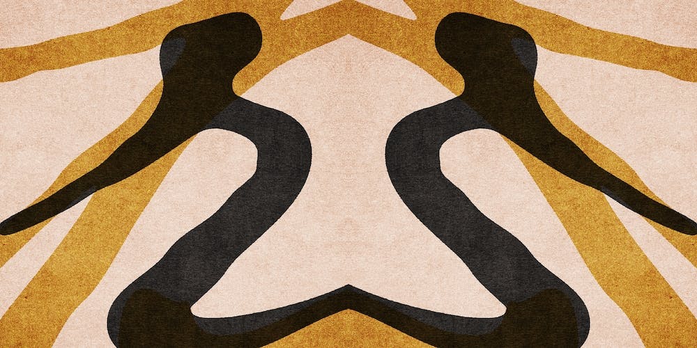 Abstract Alphabet Script R