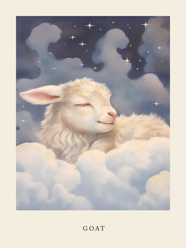 Sleeping Baby Goat 3 Poster