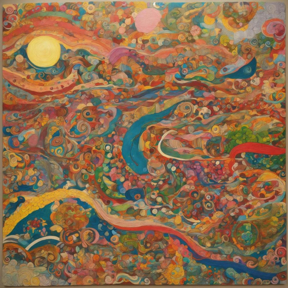 Doodle Art A Doodle Piece That Interweaves Forms Together Can Represent Visual Storytelling