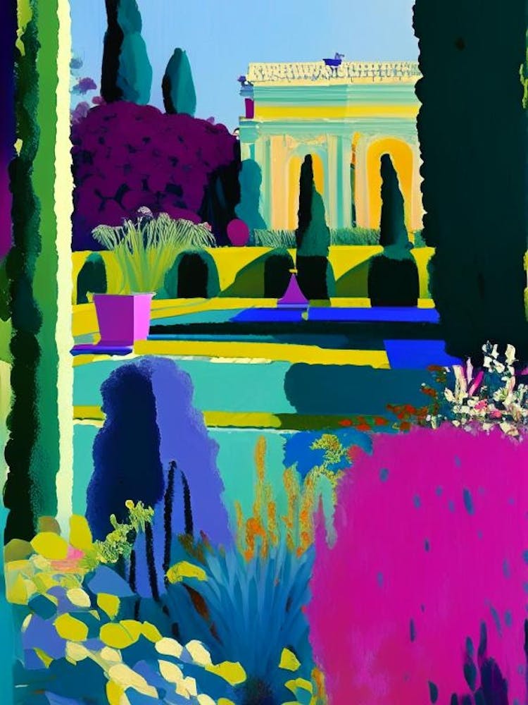 Gardens Of The Royal Palace Of Caserta, 1, Italy Abstract Still Life