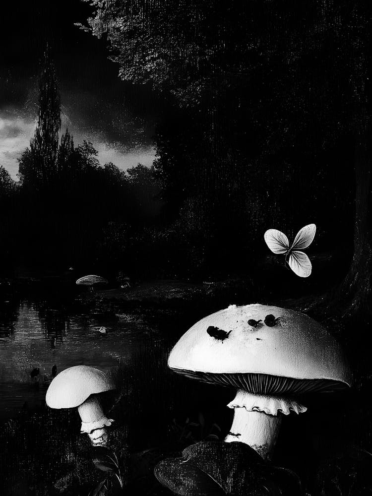 Mushroom In The Forest