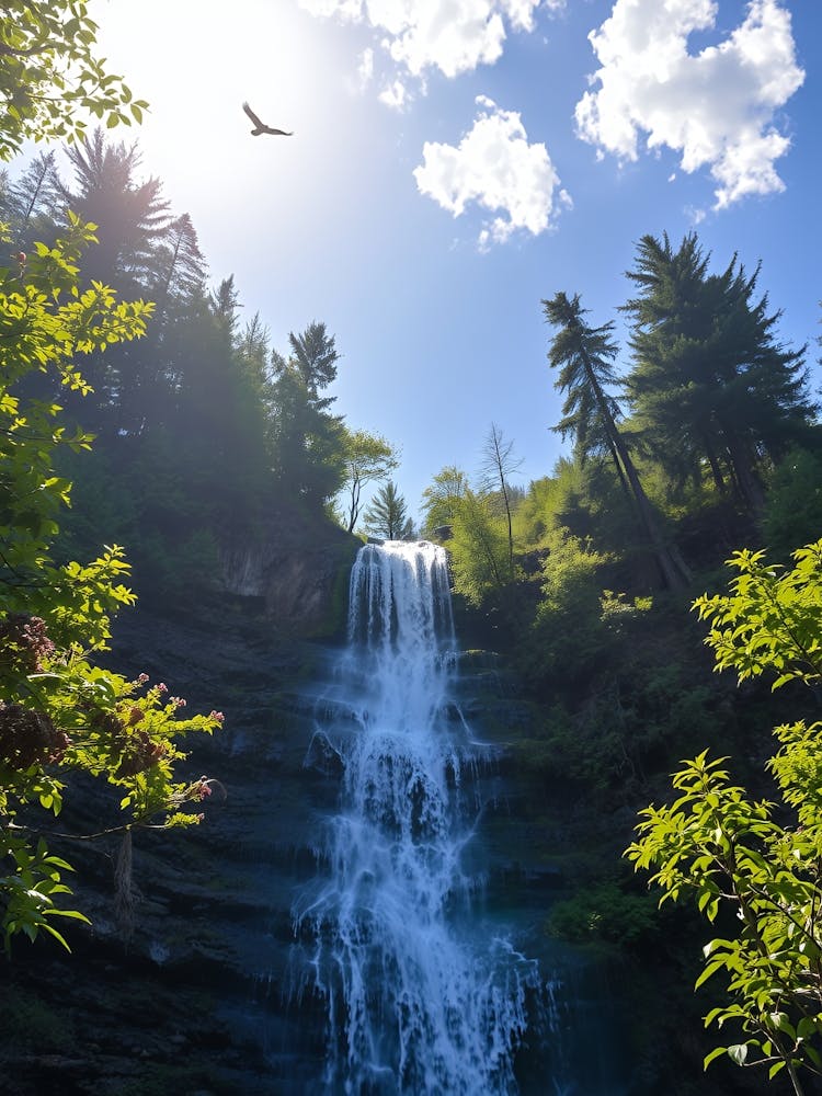 Waterfall In The Woods 2