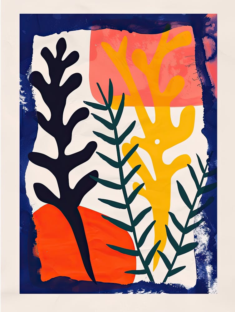 Radiant Foliage Matisse Style