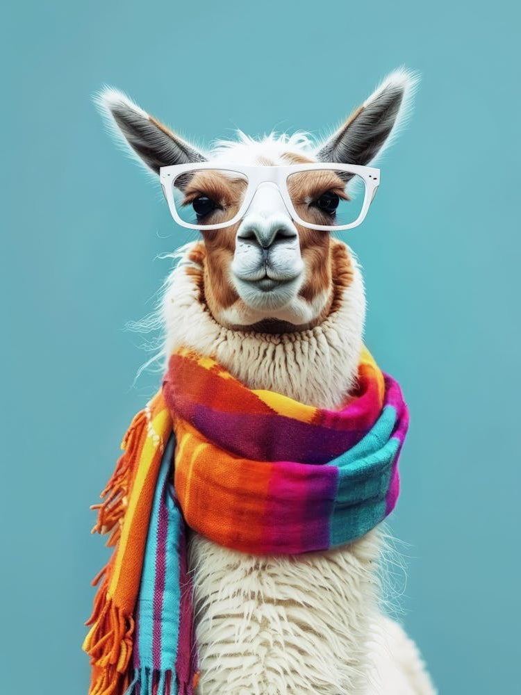 Llama With Glasses 2