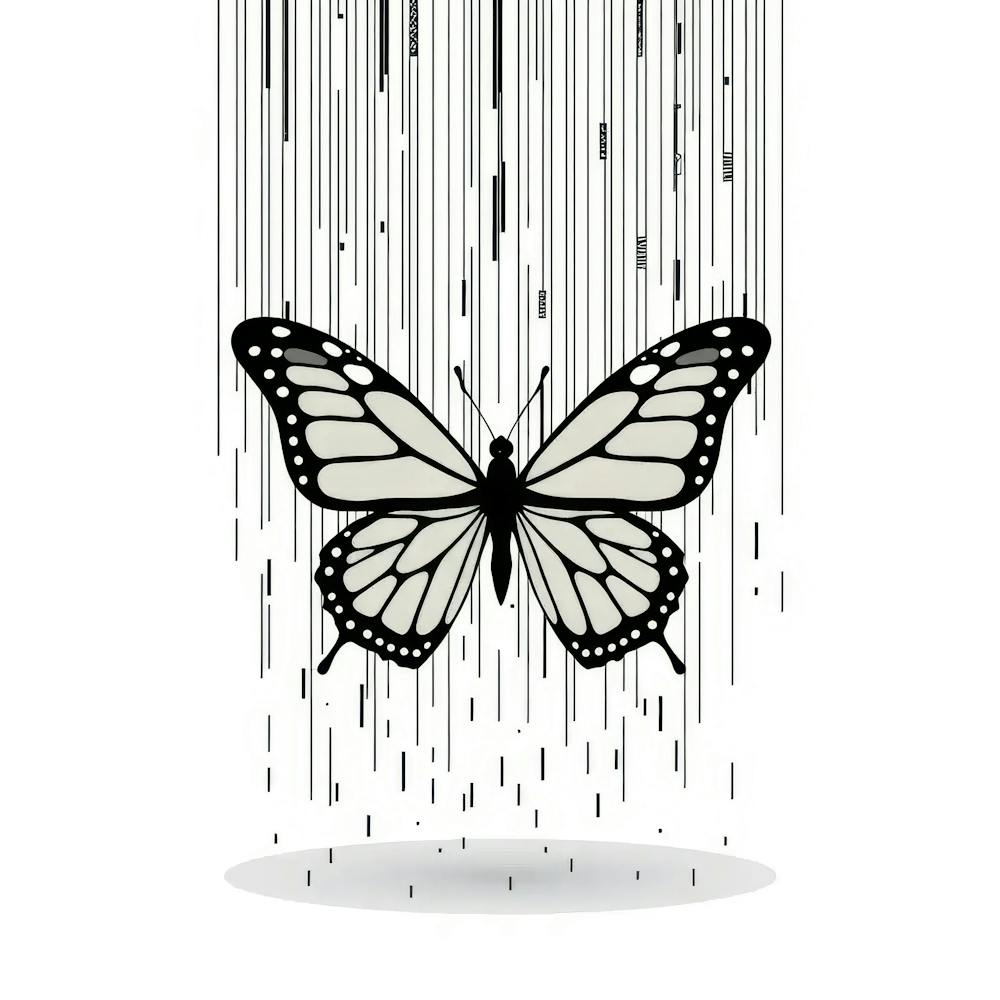 Butterfly In The Rain 1