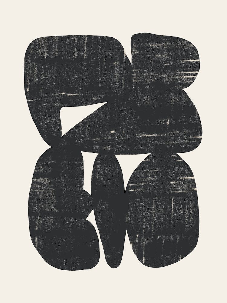Bold Shapes 1 Black