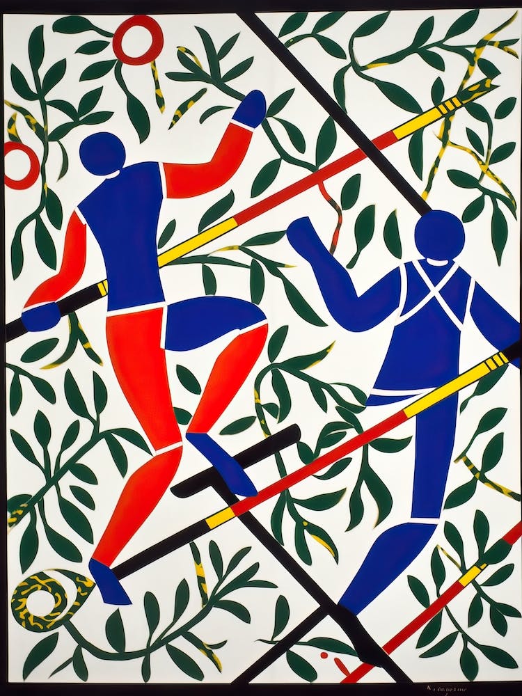 Fencing In The Style Of Matisse 3