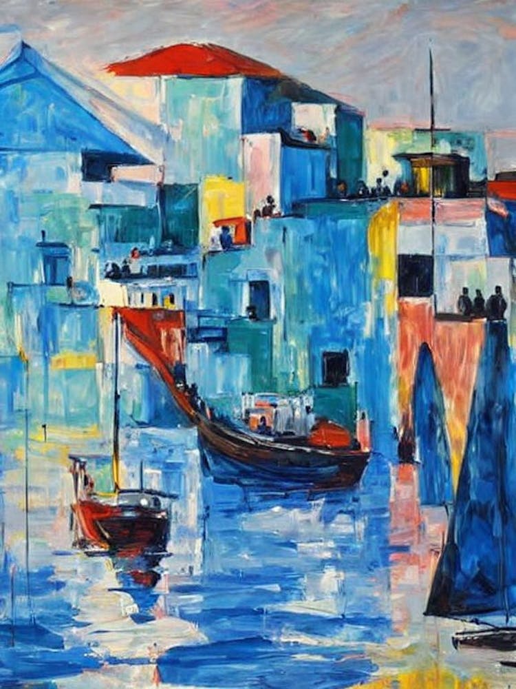 Port Of Luanda Angola Abstract Block harbour