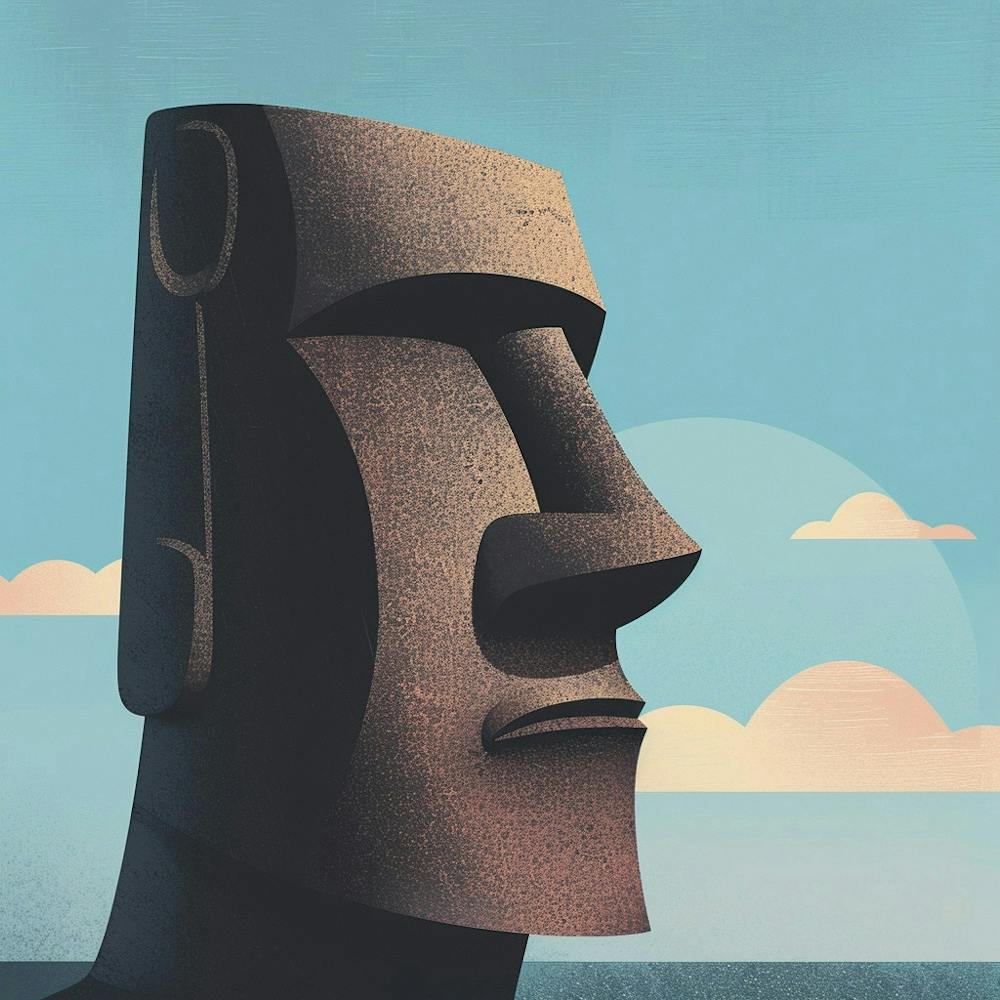 Moai Head 2