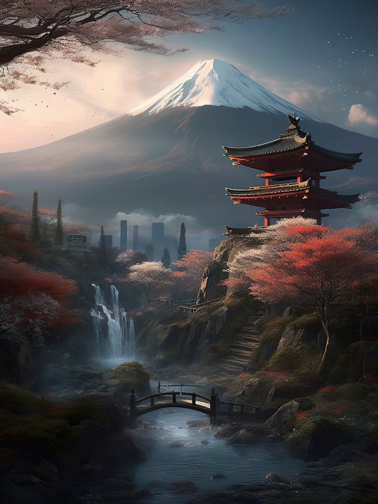 Japanische Landschaft 22