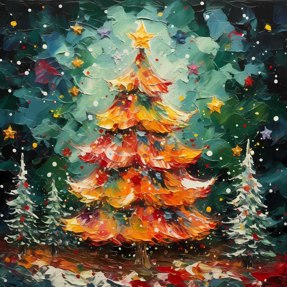 Vintage Christmas Canvas