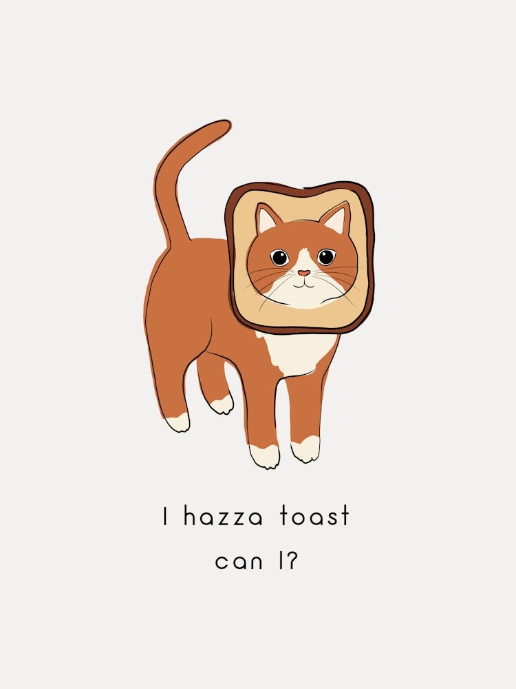Cat Quote - Toast